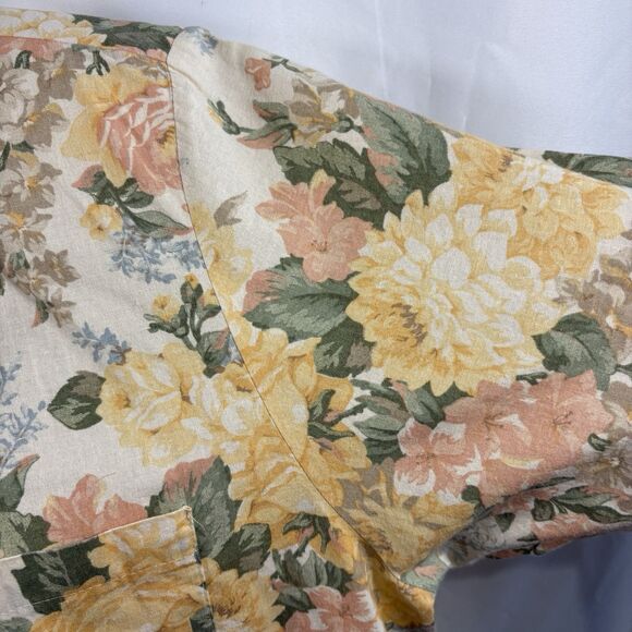 Vtg Alfred Dunner 18 Floral Button-Up Shirt Women's Boho Cottagecore Grandmacore - Picture 9 of 16